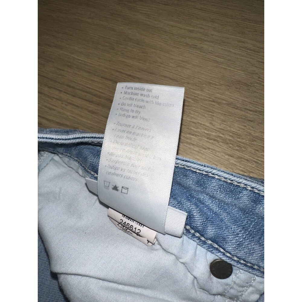 Paige Manhattan Womens Bootcut Distressed Open Hem Jeans Size 30x30 (Tagged 31) - Picture 4 of 11